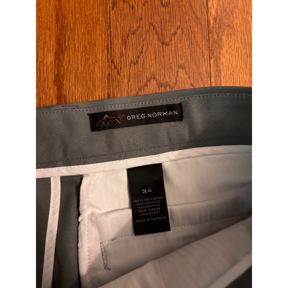 Greg Norman Gray Dress Shorts Size 34 - Picture 2 of 8
